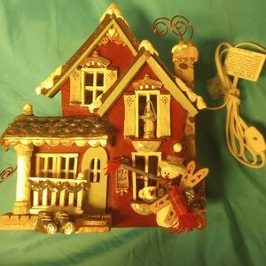 Kurt Adler Christmas Ski Chalet House